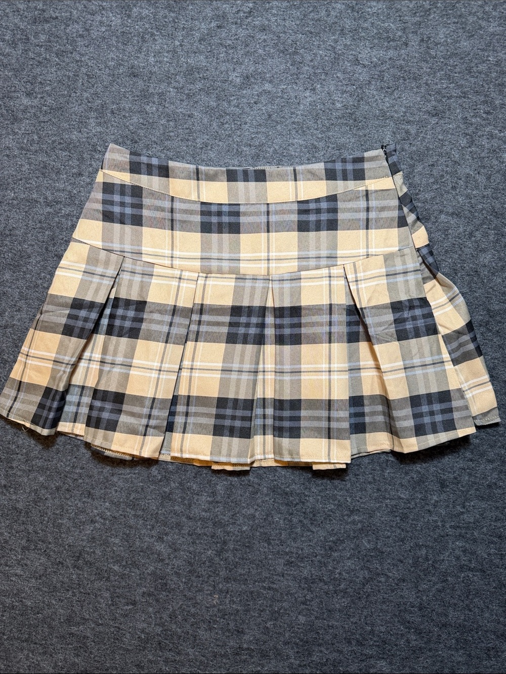 Vintage Y2K Hesperus Coquette Plaid Pleated Mini Skirt XL
